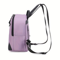 Mini Waterproof Nylon Backpack College Daypack 24x25x14cm