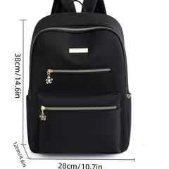 Casual Minimalist Travel Backpack Solid Multifunctional Daypack