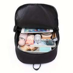 Casual Minimalist Travel Backpack Solid Multifunctional Daypack