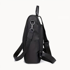 Minimalist Casual Zipper Backpack Lightweight Solid Rucksack