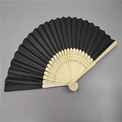 Bamboo Paper Folding Fan Chinese Style Clothing Accessory