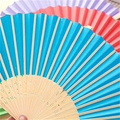 Bamboo Paper Folding Fan Chinese Style Clothing Accessory