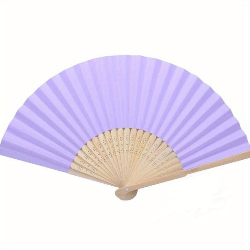 Bamboo Paper Folding Fan Chinese Style Clothing Accessory