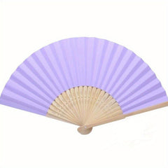 Bamboo Paper Folding Fan Chinese Style Clothing Accessory