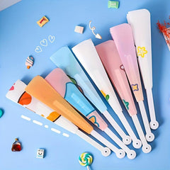 Cartoon Silk Fan Women Party Dancing Home Decoration Hand Held Folding Fan