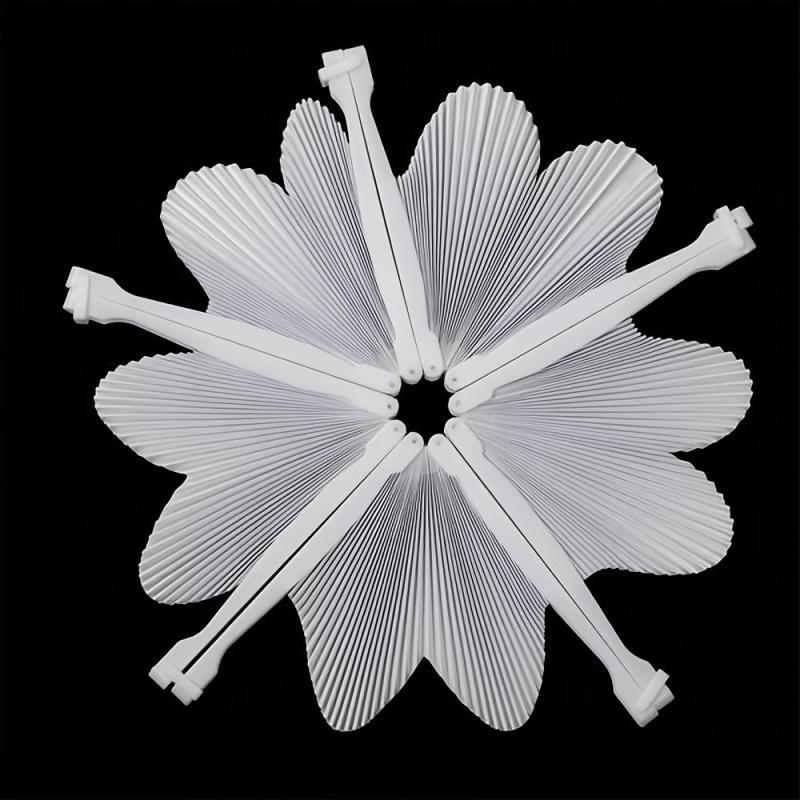 Heart Shape Folding Fan Blank Fan DIY Painting Fan