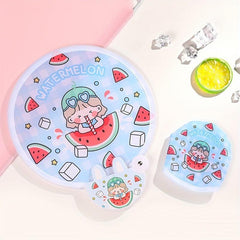 Animal Print Foldable Fan Handheld Portable Summer Accessory
