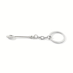 Alice Crown Mini Keychain Tea Spoon Pendant Retro Crown Spoon Key Chain