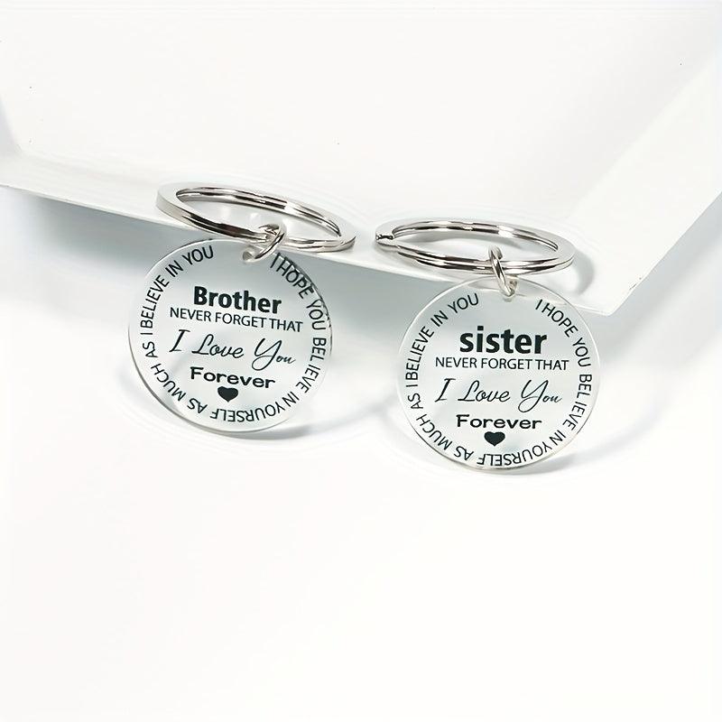 Brother Sister Keychains Birthday Gift