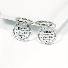 Brother Sister Keychains Birthday Gift