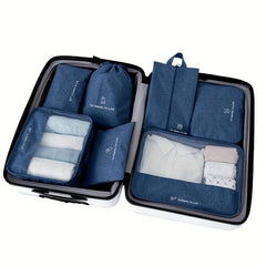 7 Piece Business Trip Storage Bag Underwear Suit Travel Storage Bag