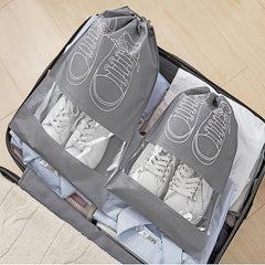 3 Pcs Large Shoe Storage Bag Non Woven Fabric Dustproof Travel Bags