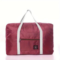 Foldable Travel Storage Bag Duffel HandBag Zipper Lightweight