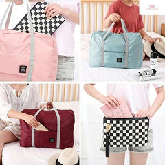Foldable Travel Storage Bag Duffel HandBag Zipper Lightweight