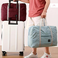 Foldable Travel Storage Bag Duffel HandBag Zipper Lightweight