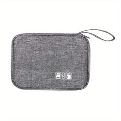 Portable Zipper Storage Bag for Data Cables