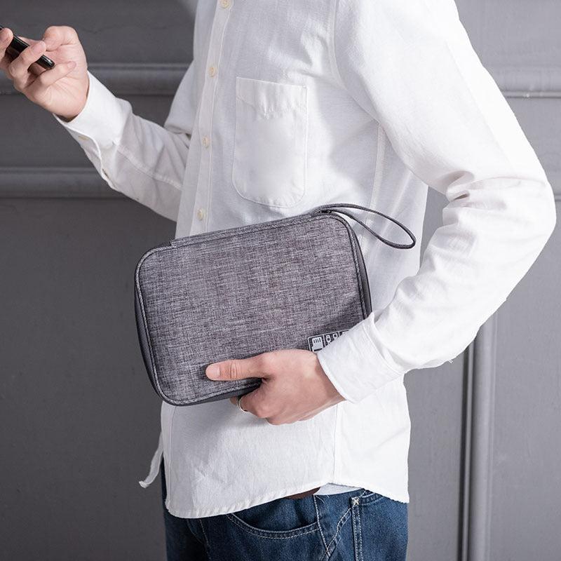 Portable Zipper Storage Bag for Data Cables