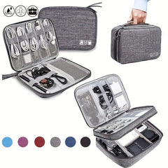 Portable Zipper Storage Bag for Data Cables