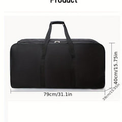 Large Capacity Duffle Bag With Wheel Nylon Lightweight Luggage Bag