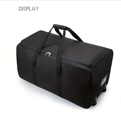 Large Capacity Duffle Bag With Wheel Nylon Lightweight Luggage Bag
