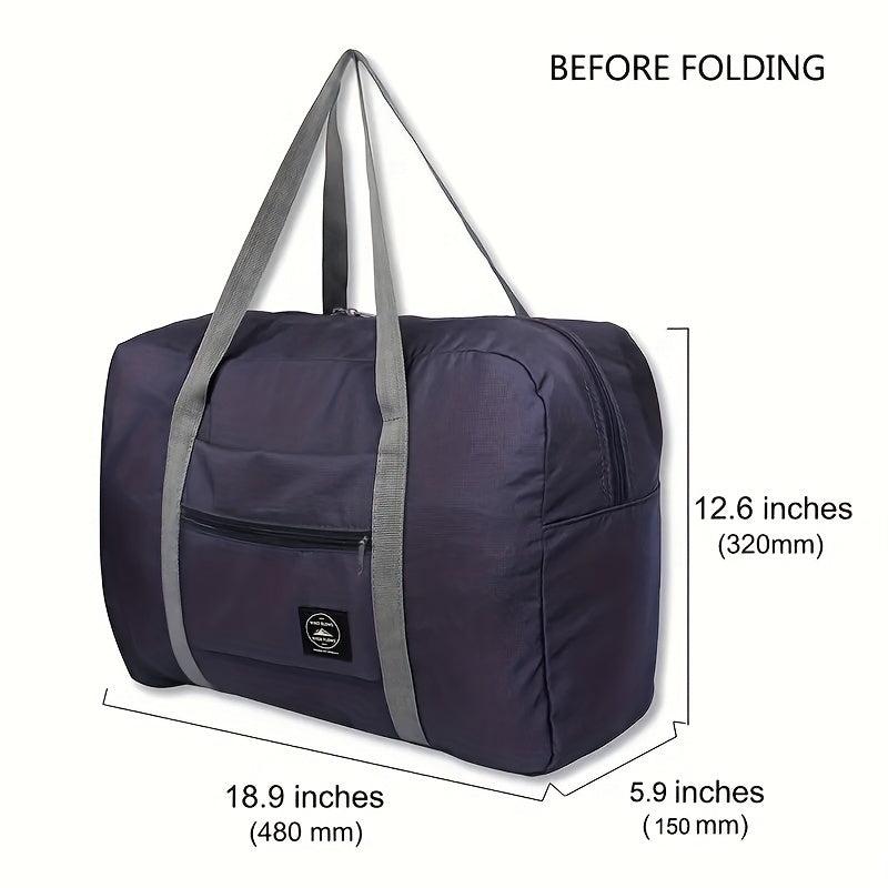 Large Foldable Duffle Bag Lightweight Travel Storage Luggage Organizer