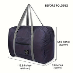 Large Foldable Duffle Bag Lightweight Travel Storage Luggage Organizer