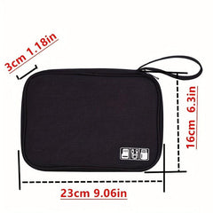 Elec. Accessories Organizer Travel USB Cable Bag Gadget Storage