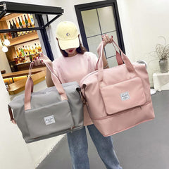 Travel Storage Zipper Handbag Large Capacity Luggage Bag Gym Bag