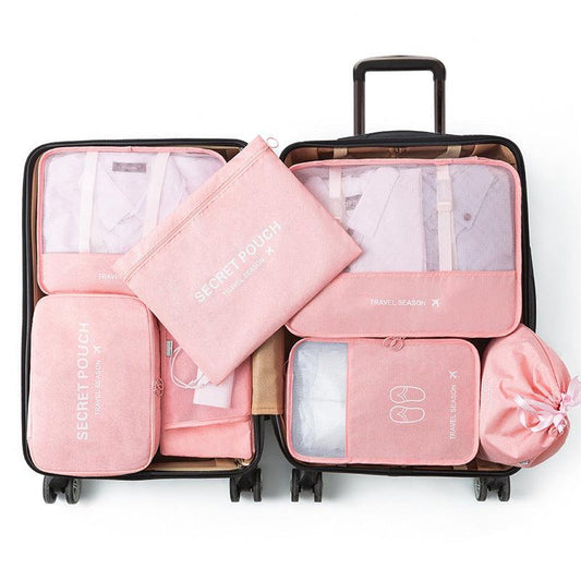 7pcs Travel Storage Organizer Luggage Storage Bag Foldable Laundry Bag
