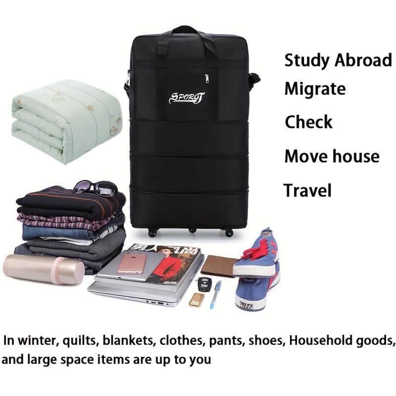 Large Capacity Foldable Travel Bag Lightweight Waterproof Duffel