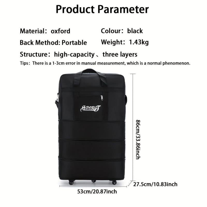 Large Capacity Foldable Travel Bag Lightweight Waterproof Duffel