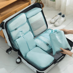 7-Pc Travel Luggage Bag Set | Multifunctional Organizers
