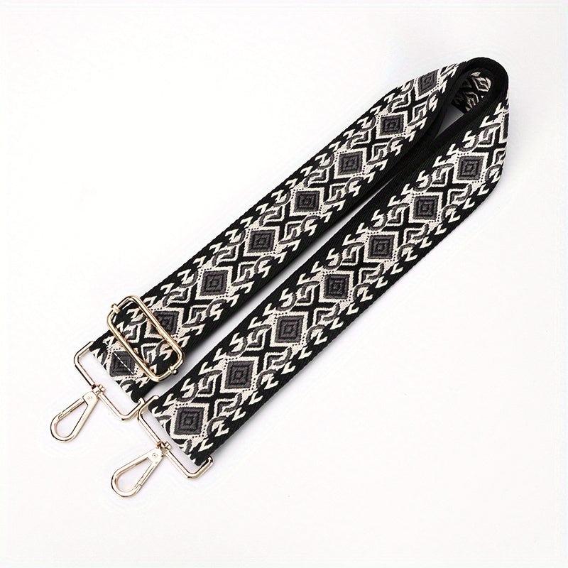 Geometric Pattern Wide Shoulder Strap Guitar Shoulder Strap