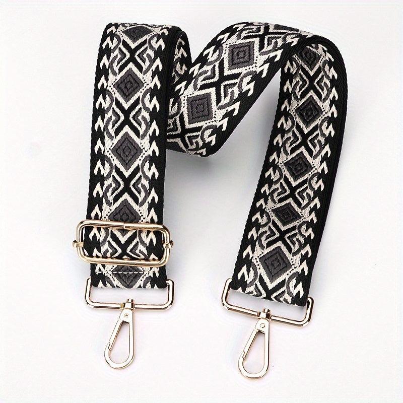 Geometric Pattern Wide Shoulder Strap Guitar Shoulder Strap