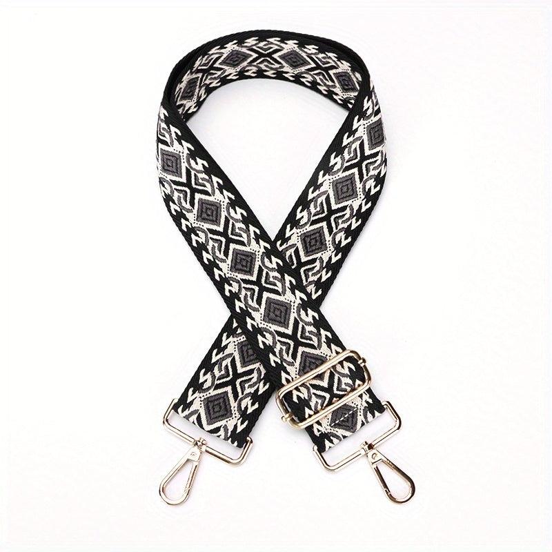 Geometric Pattern Wide Shoulder Strap Guitar Shoulder Strap