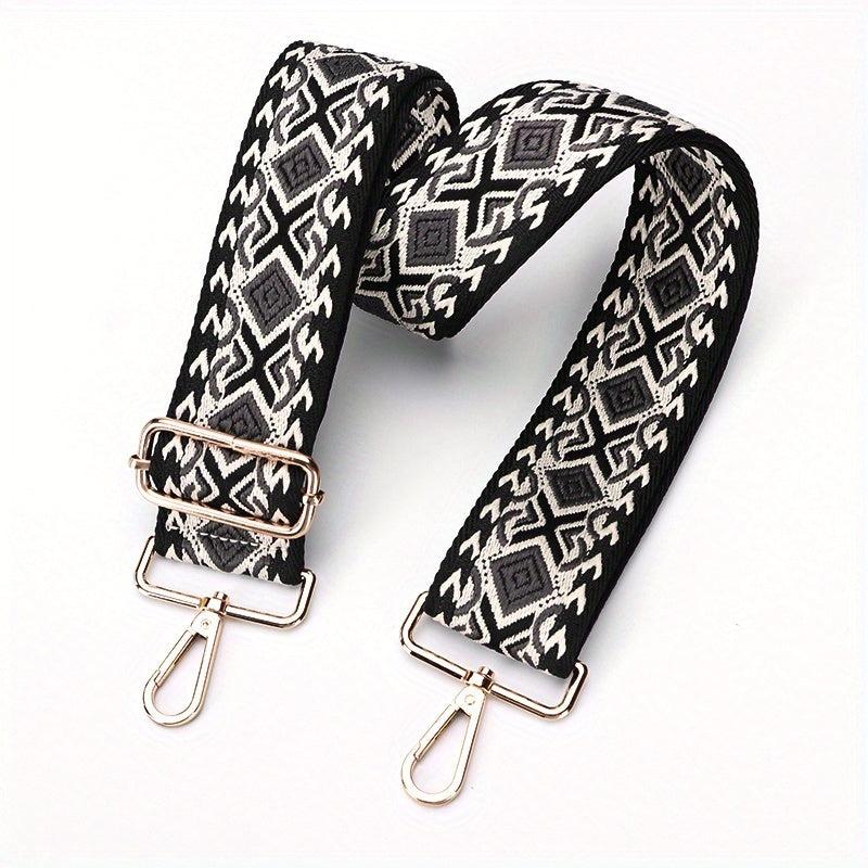 Geometric Pattern Wide Shoulder Strap Guitar Shoulder Strap