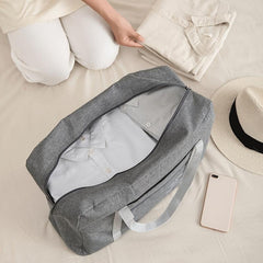 Foldable Travel Duffel Bag Lightweight Zipper Storage Bag