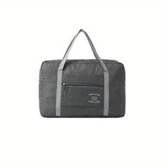 Foldable Travel Duffel Bag Lightweight Zipper Storage Bag