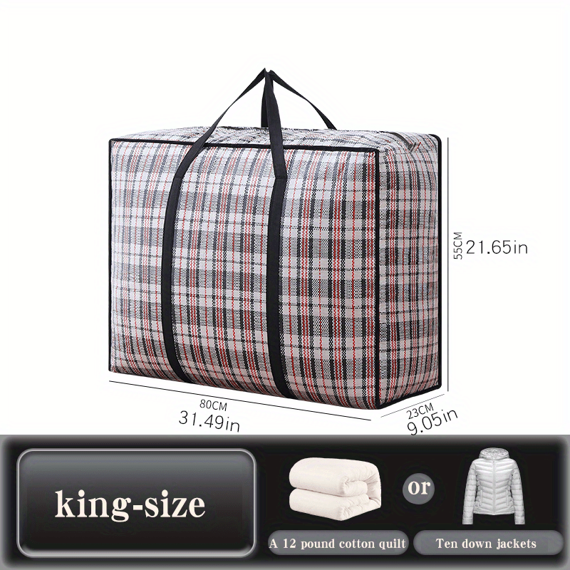 Plastic Woven Bag Moving Packing Waterproof Storage Bags