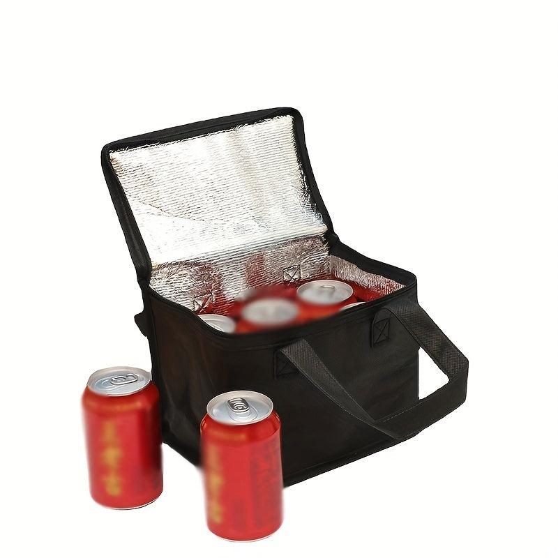 Portable Insulation Lunch Bag Foldable Cooler Picnic Bag