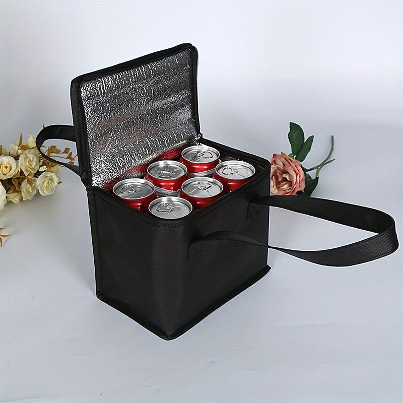 Portable Insulation Lunch Bag Foldable Cooler Picnic Bag