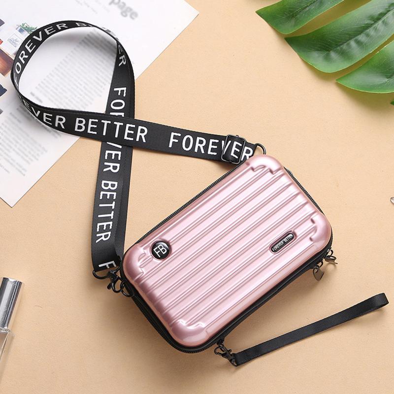 Small Shoulder Bag with Adjustable Strap and Zipper