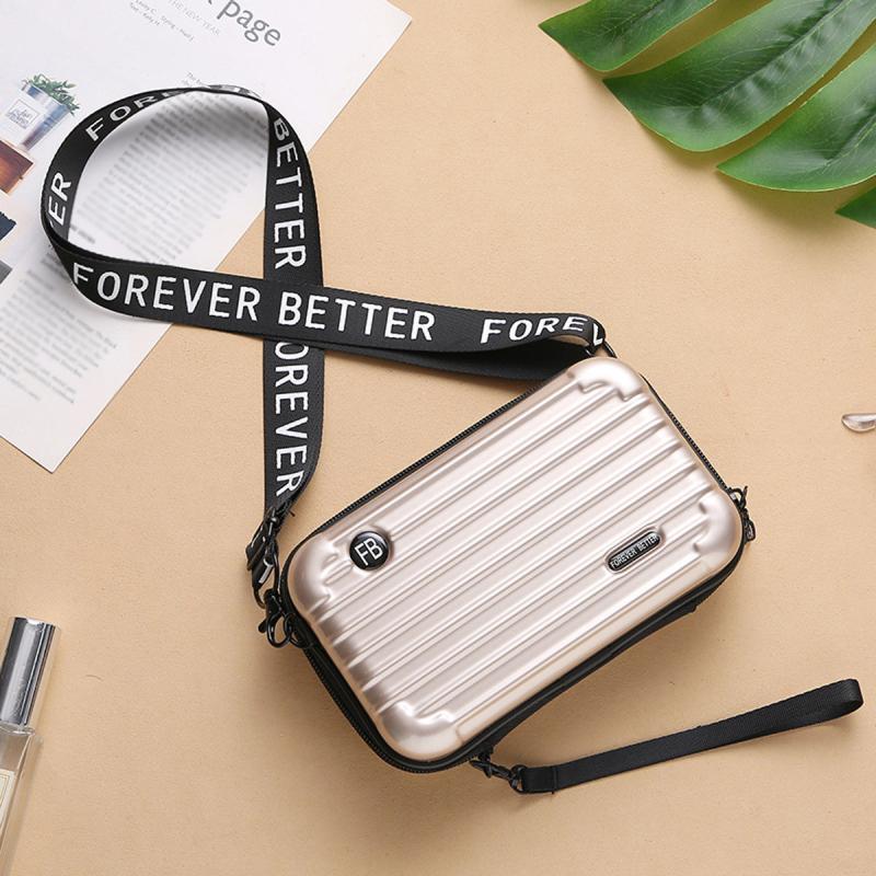 Small Shoulder Bag with Adjustable Strap and Zipper