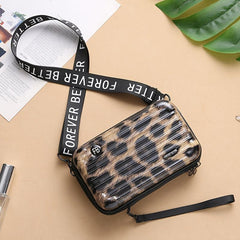 Small Shoulder Bag with Adjustable Strap and Zipper