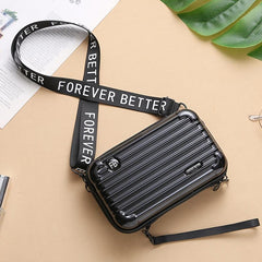 Small Shoulder Bag with Adjustable Strap and Zipper