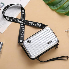 Small Shoulder Bag with Adjustable Strap and Zipper