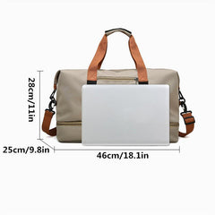 Travel Bag Zipper Lightweight Organizer Duffel Crossbody Bag Sports Bag