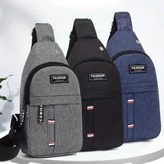 Outdoor Sling Bag Casual Sports Crossbody Bag Zipper Chest Bag