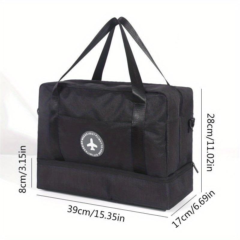 Travel Storage Bag Lightweight Duffle Bag Shoes Compartment