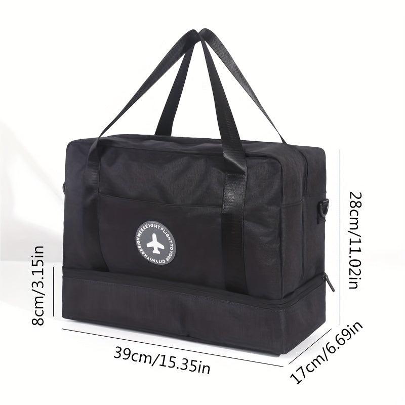 Travel Storage Bag Lightweight Duffle Bag Shoes Compartment